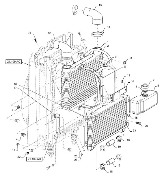 87541588 - радиатор