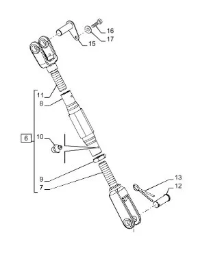 87726378 - Тяга с проушинам